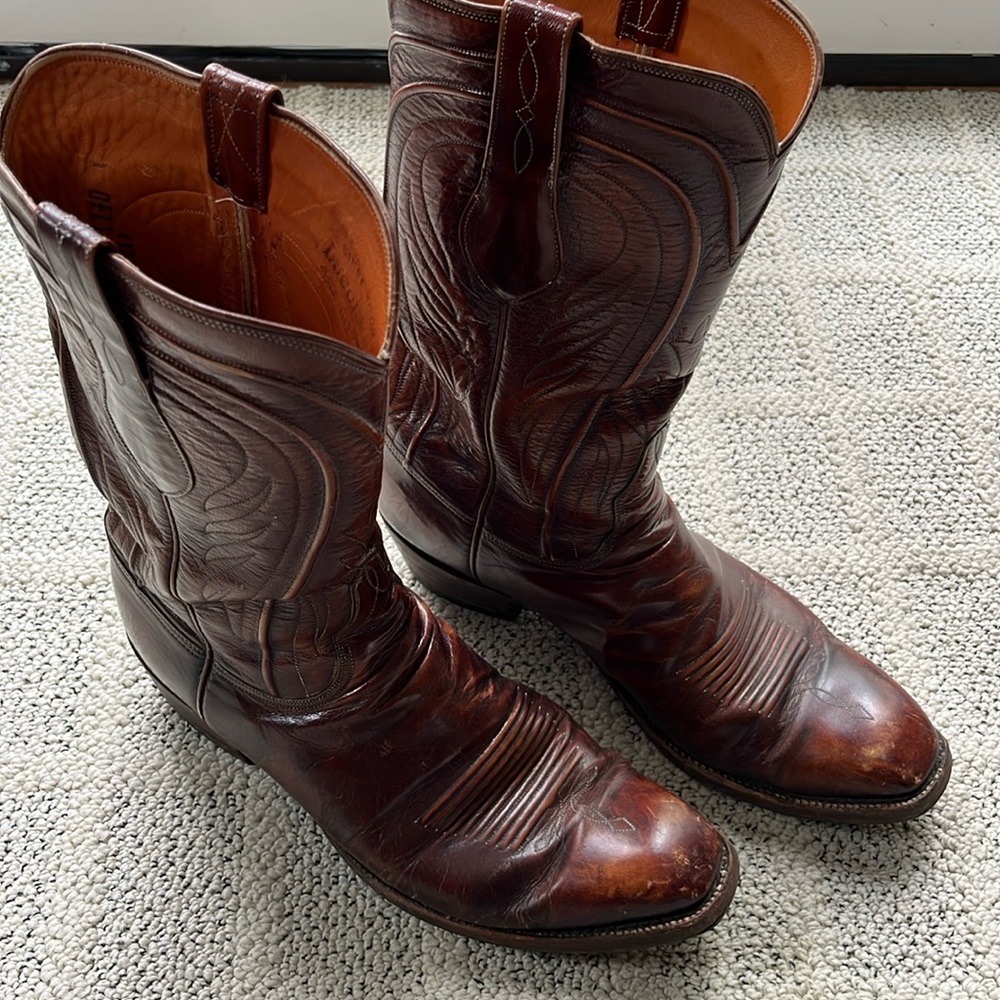 Vintage Lucchese cowboy boots